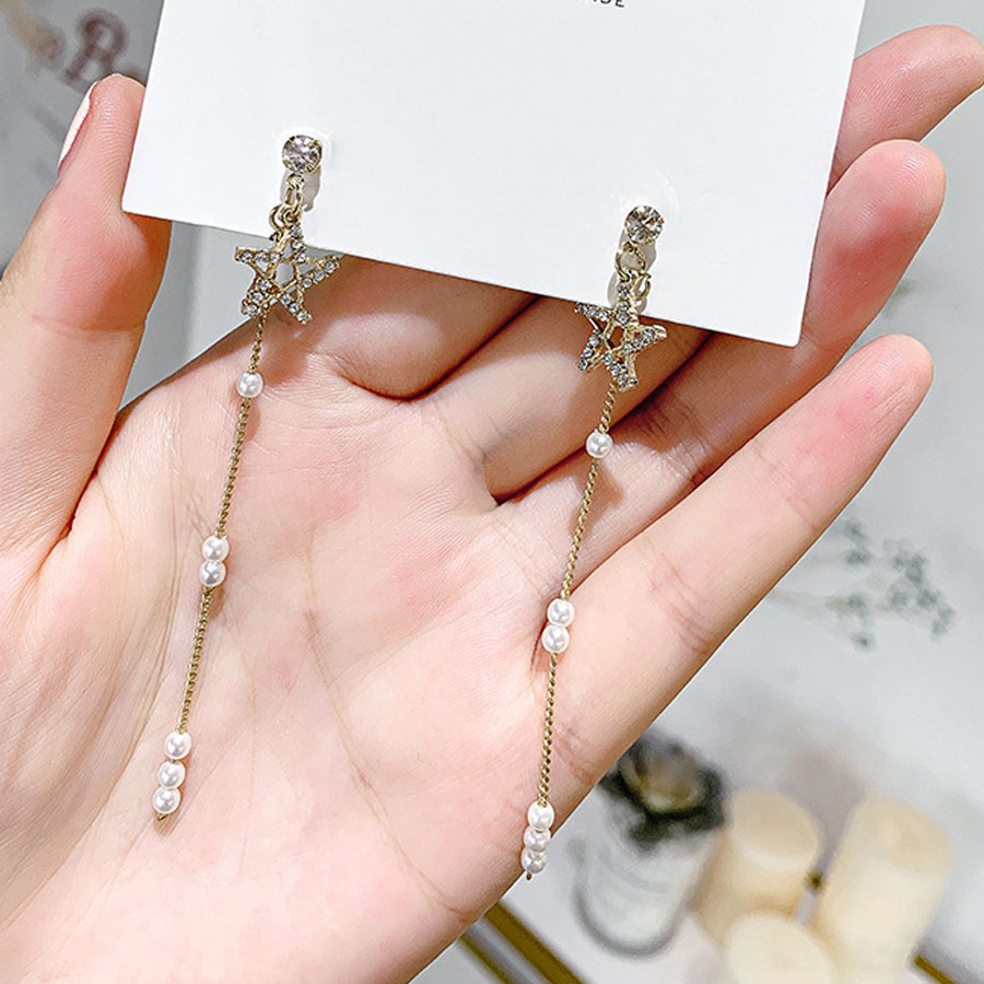 ピアス パール 星 レディース 揺れる アクセサリー かわいい