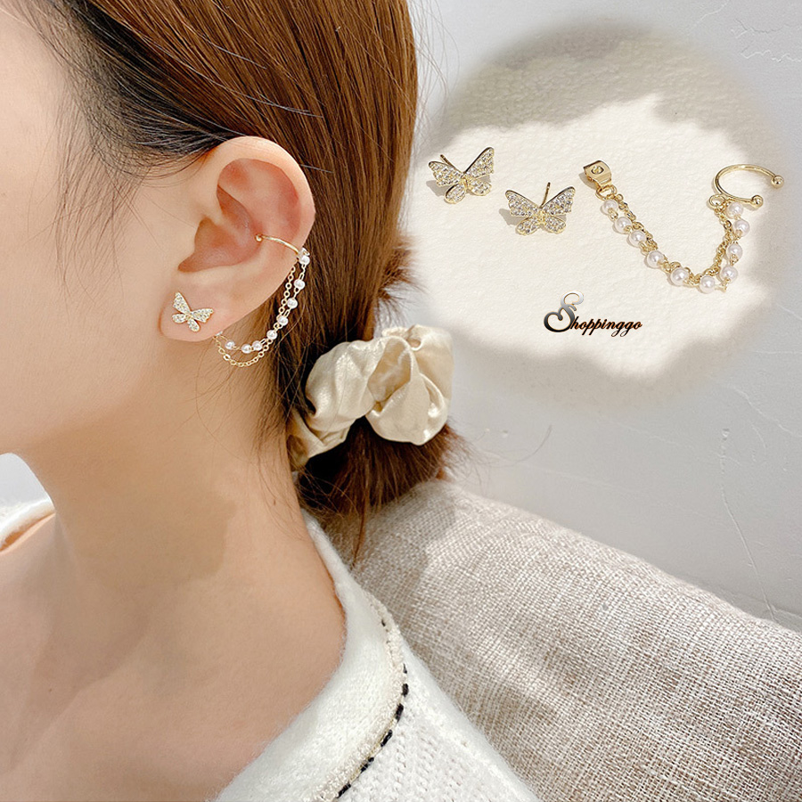 うのにもお得な情報満載！ ピアス 蝶々 パール[品番：JRKW0002228]｜shoppinggo アクセサリー