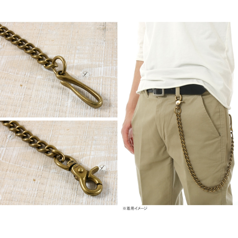 真鍮 フック ウォレットチェーン 】日本製[品番：UT000000155]｜SPUTNICKS（スプートニクス）のメンズファッション通販｜SHOPLIST（ショップリスト）