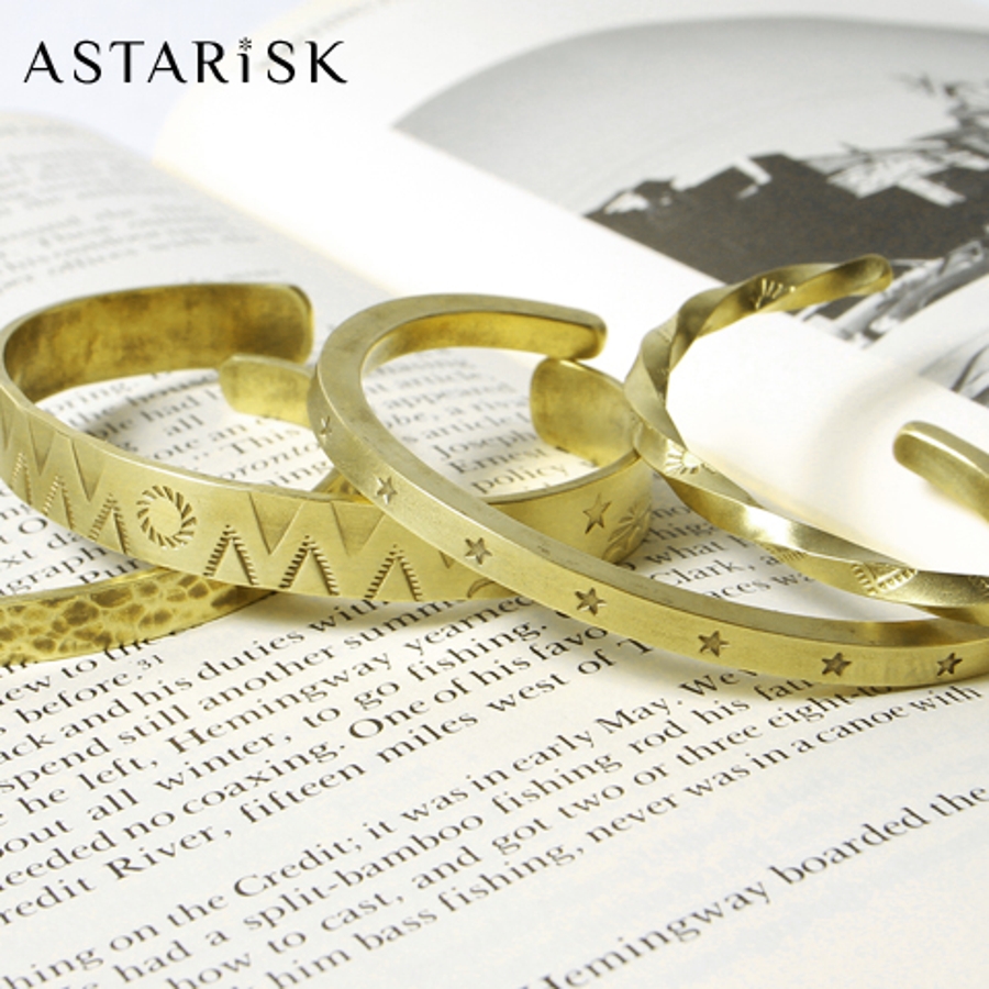 アイテム】真鍮バングル【ブランド】ASTARISK アスタリスク[品番