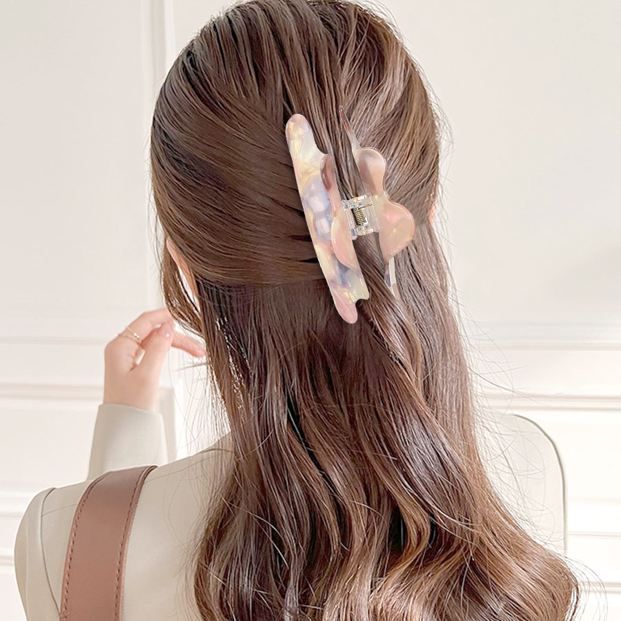 【セール 登場から人気沸騰】 レア the 完売 マーブルヘアクリップ melt 手っ取り早かっ ヘアアクセサリー