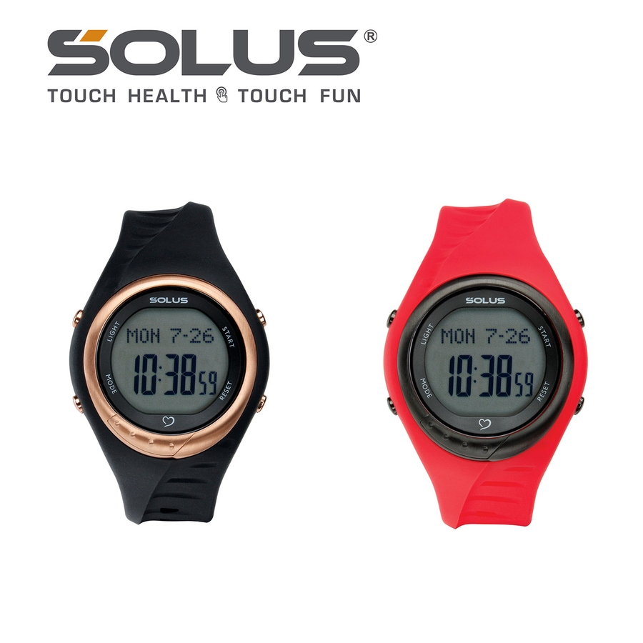SOLUS [ソーラス] スポーツウォッチ 最大心拍数 平均心拍 腕時計 Pro101 正規輸入品 ブラック SOLUS ソーラス スポーツウォッチ 最大心拍数 平均心拍 Pro101