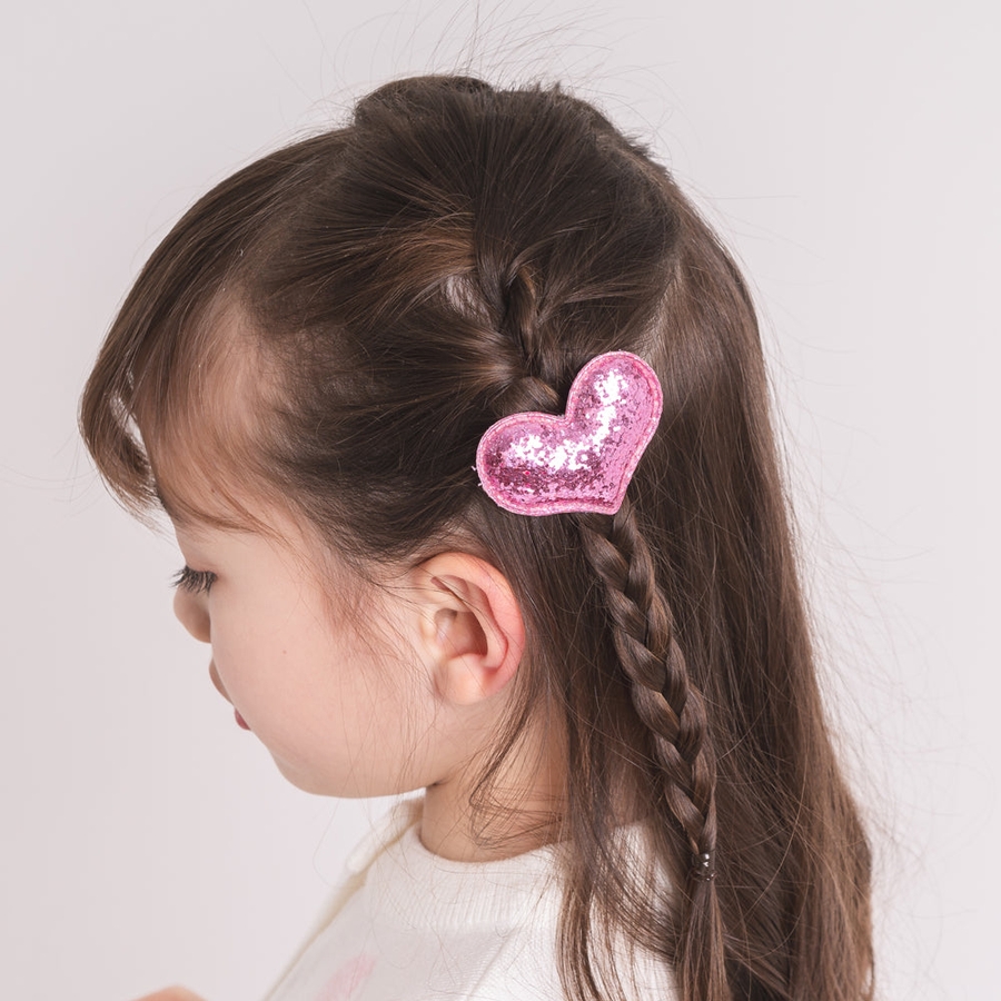 2点セット】スパンコールハートヘアピン[品番：VINK0002387]｜URBAN