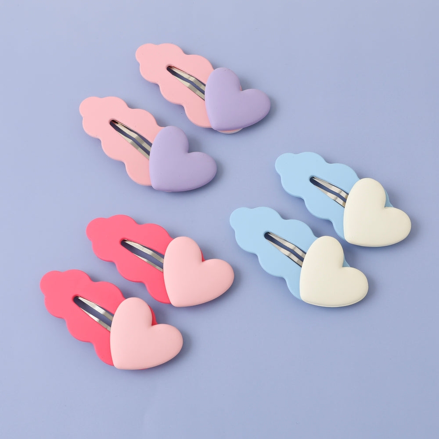 ぷっくりハートデザインヘアピン[品番：VINK0001731]｜URBAN CHERRY