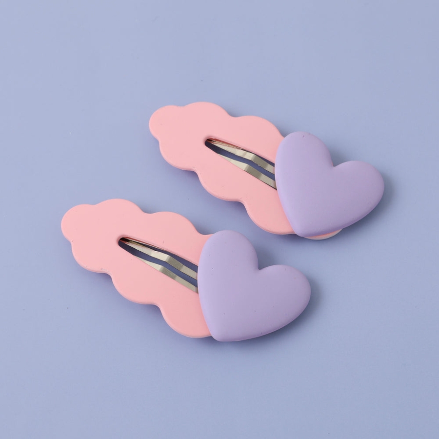 ぷっくりハートデザインヘアピン[品番：VINK0001731]｜URBAN CHERRY