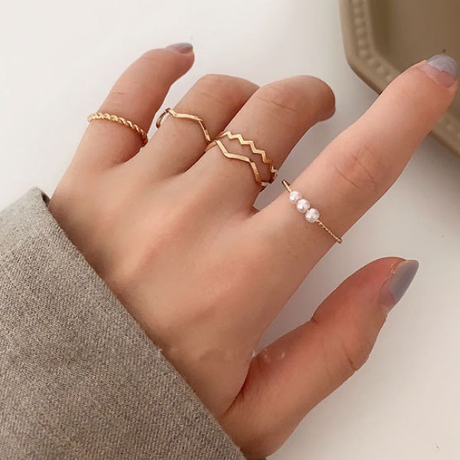 新品入荷 5点セット 指輪[品番：VCTW0003666]｜VICTORIA リング リング(指輪)