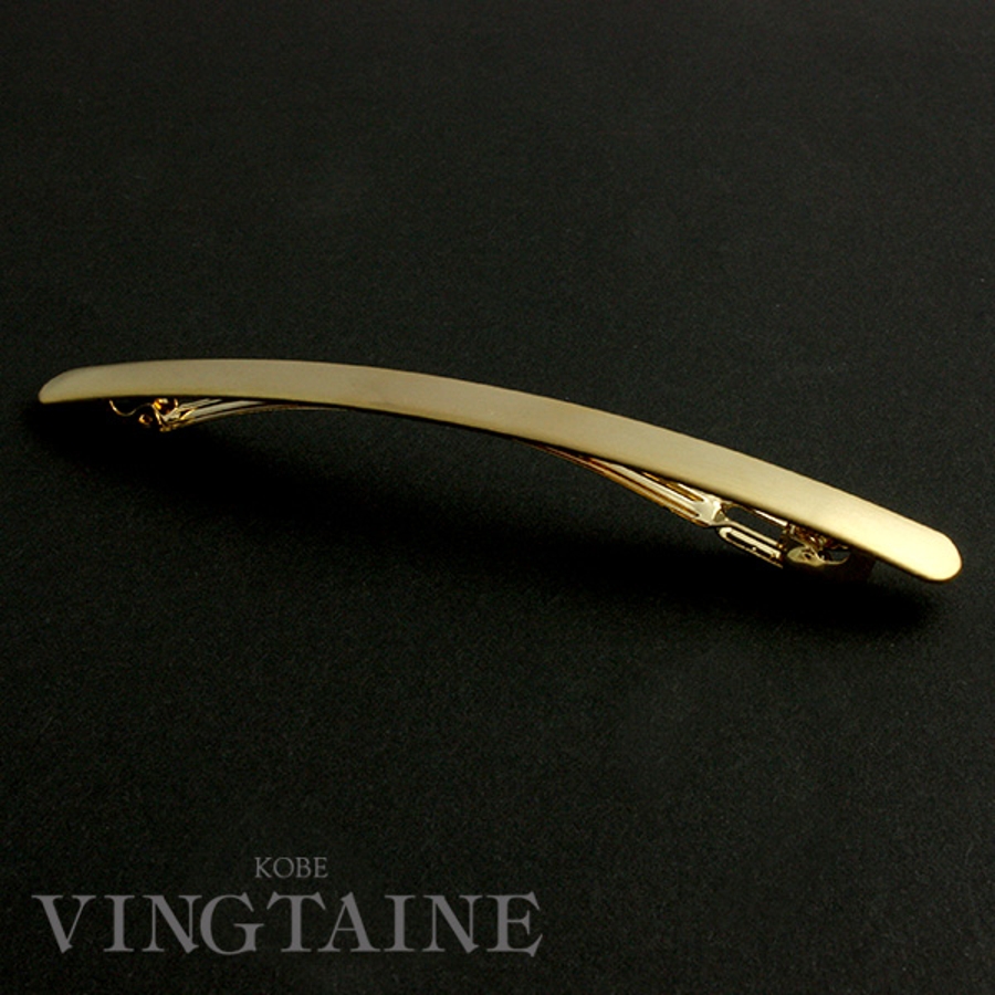 ラインプレートバレッタ ゴールド シンプル 品番 Vtna 神戸ヴァンテーヌ コウベヴァンテーヌ のレディースファッション通販 Shoplist ショップリスト
