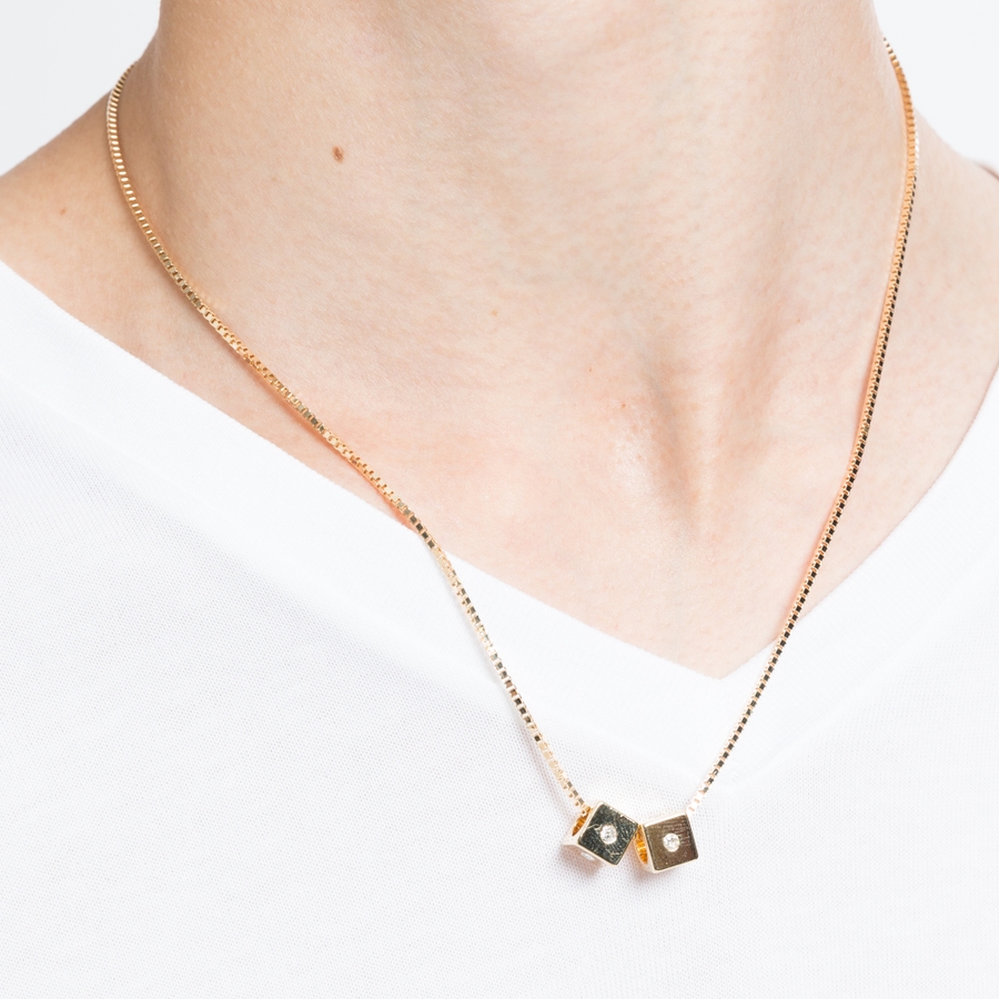 サイコロモチーフネックレス[品番：WG010021991]｜WEGO【MEN