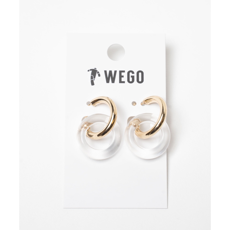 アクリルリングフープピアス [品番：WG010079506]｜WEGO【WOMEN