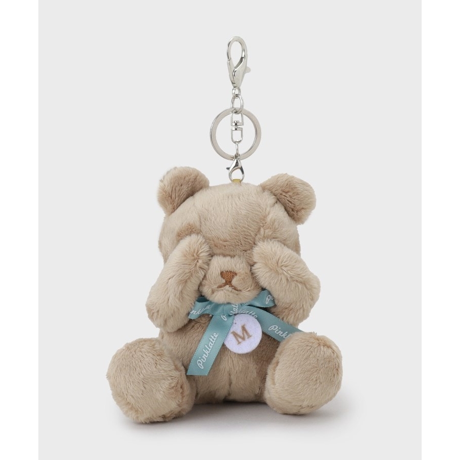 レザージュエルズ チャーム ベア アリゲーター クマ フューシャピンク