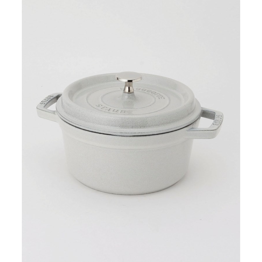 新品未使用】staub ココット ラウンド 20cm ホワイト【公式購入