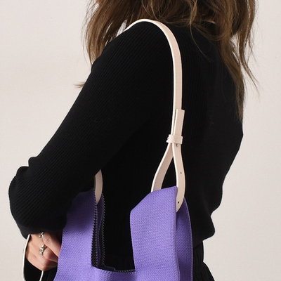 ショルダーストラップ ニット バッグ[品番：JOKW0014678]｜REAL