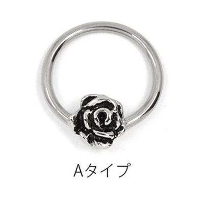 402,ハロウィンリング英字ピアス 402,ハロウィンリング英字ピアス