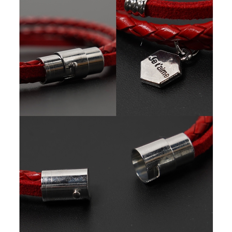 ◇本革 チャーム レザーブレスレット◇[品番：OCGW0003590]｜ONE