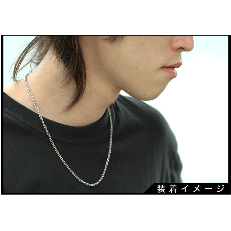 【シルバーチェーン】シルバーネックレス◆c0065 40cm◆ハード系トップに抜… | 2PIECES  | 詳細画像3 