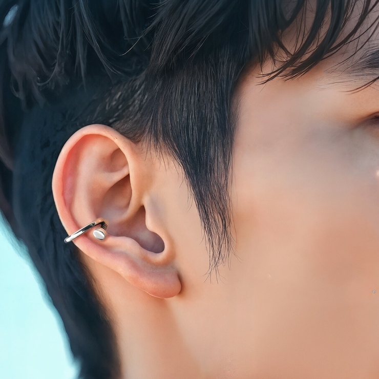 イヤーカフ シルバー925 メンズ 釘 アクセサリー 片耳用 pi0625 | 2PIECES  | 詳細画像3 