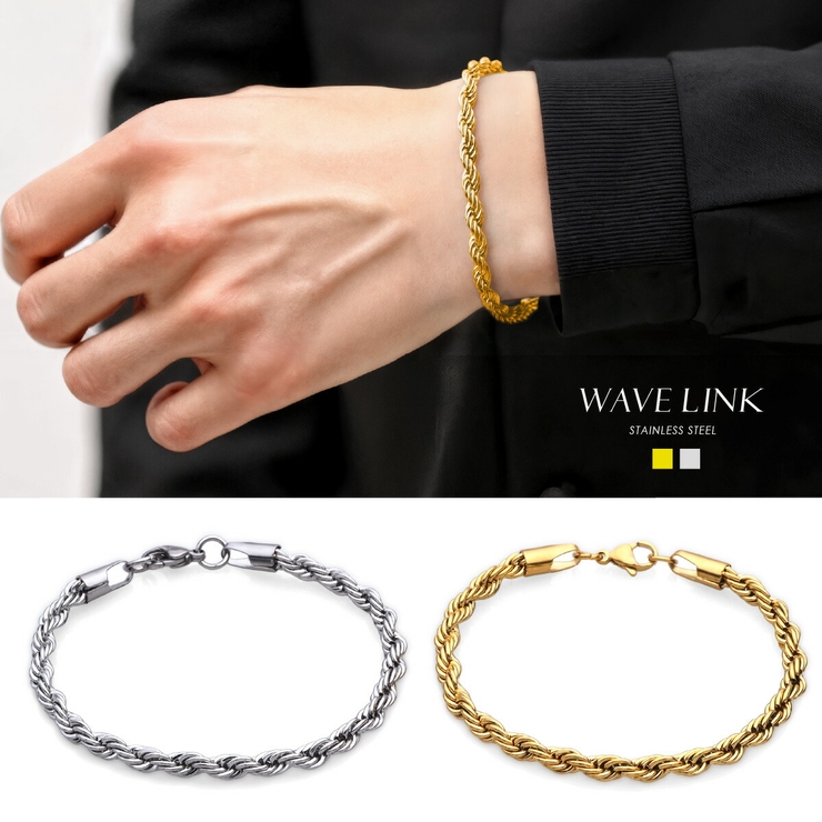 ブレスレット ステンレス シンプル | 2PIECES  | 詳細画像1 