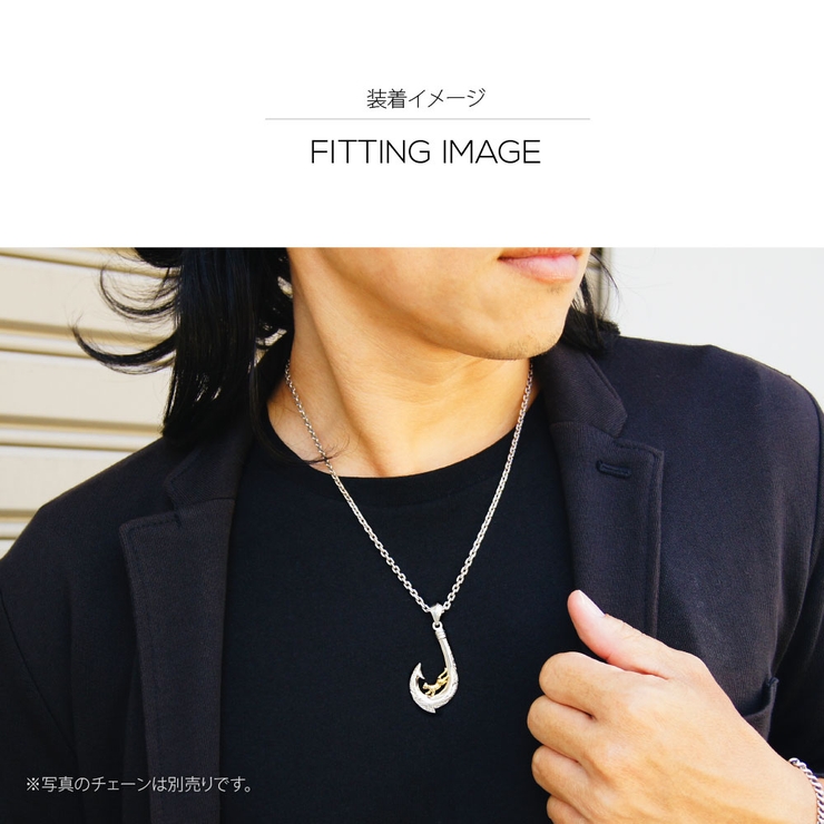 【シルバーアクセサリー】【ペンダントトップ】◆pe2157 幸運を釣り上げる猫の… | 2PIECES  | 詳細画像6 