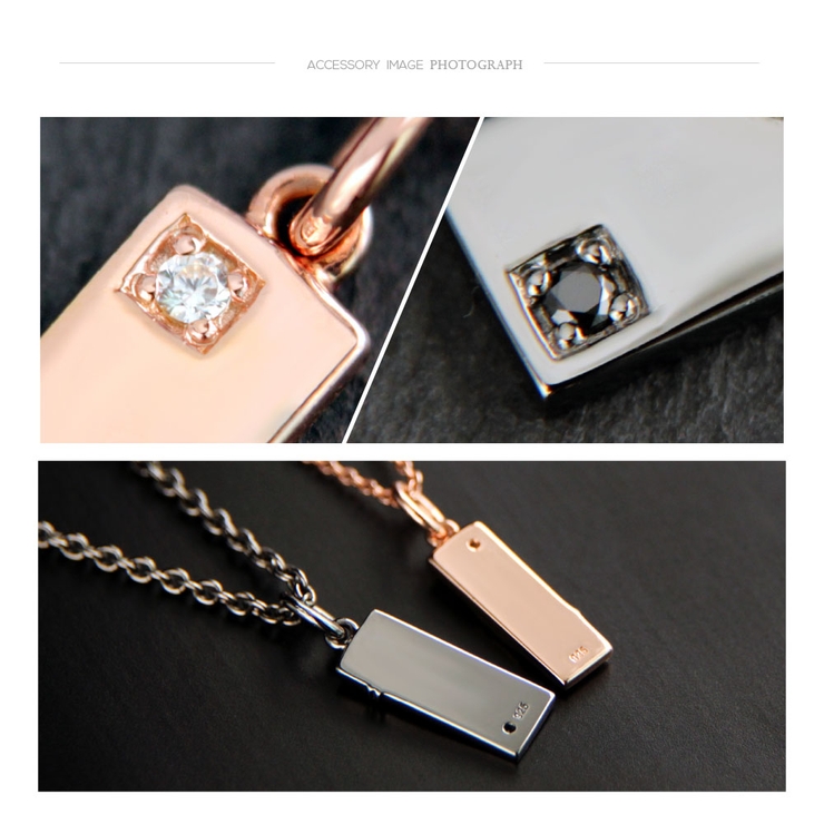 【シルバーアクセサリー】【ネックレス】◆pe2162 pair ２つを繋げると1… | 2PIECES  | 詳細画像4 