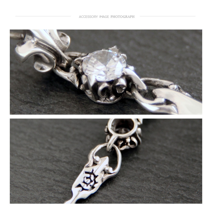 【シルバーアクセサリー】【メンズ片耳用ピアス】◆pi0499 揺れるフレアピアス… | 2PIECES  | 詳細画像4 