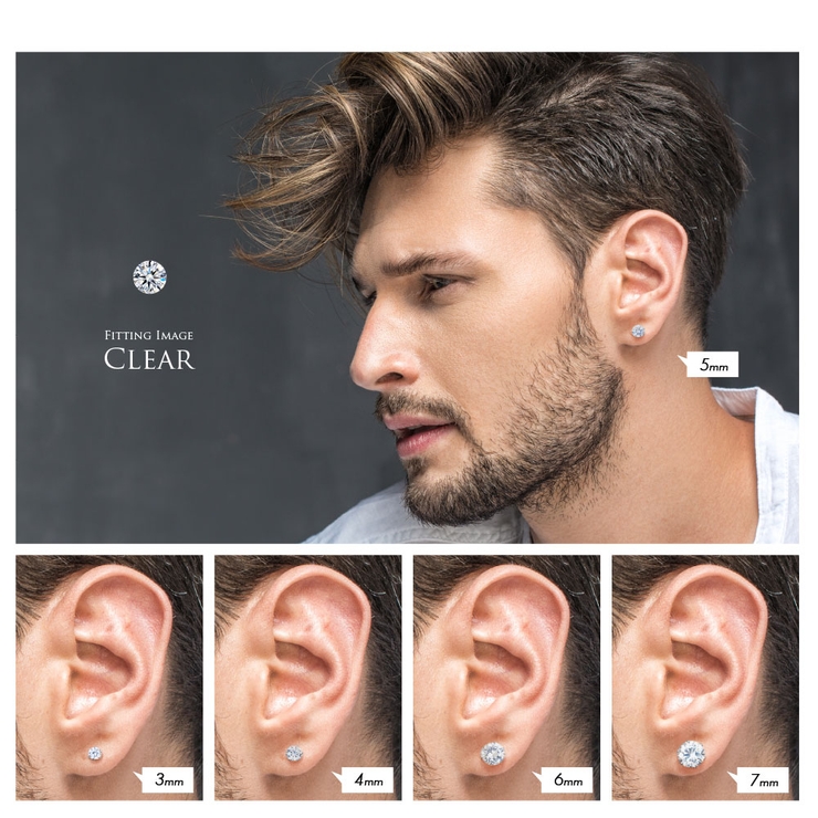 spi0072 ステンレスピアスセット 5サイズ全部入り！キュービックジルコニア | 2PIECES  | 詳細画像16 