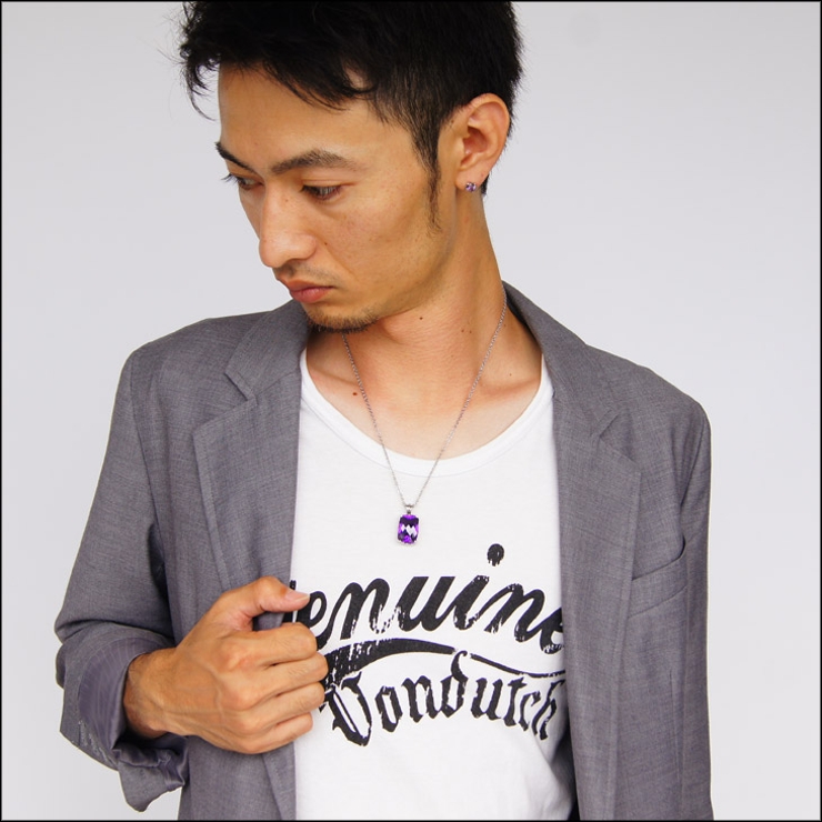 【メンズ】【ネックレス】【レディース】【ペア】【チェーン付】◆キュービックジルコ… | 2PIECES  | 詳細画像3 