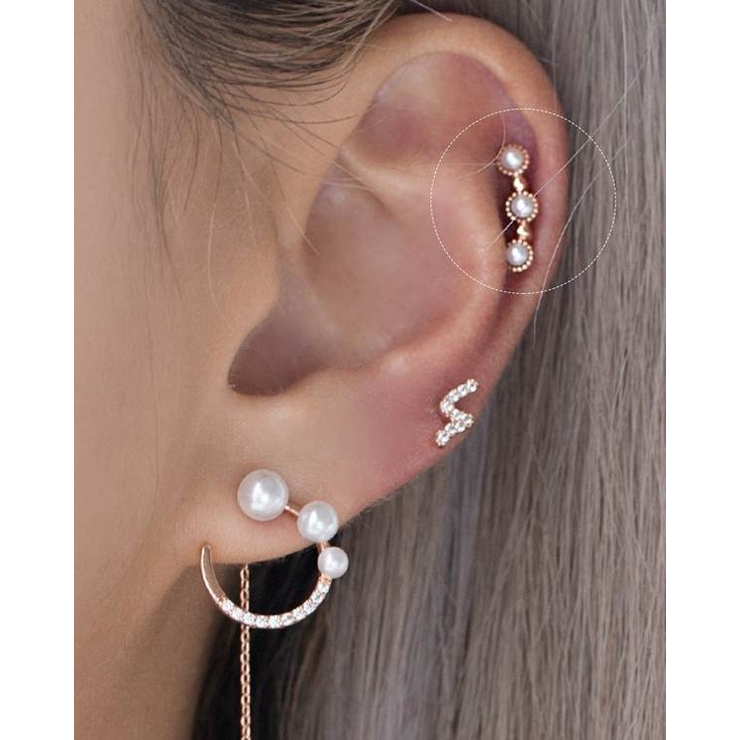 3 Dot Pearl Barbell 品番 Mila0000800 4mili フォーミリ のレディースファッション通販 Shoplist ショップリスト
