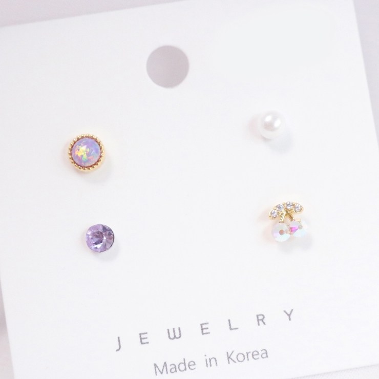 軟骨ピアス4セットコレクション[品番：MILA0000200]｜4MiLi
