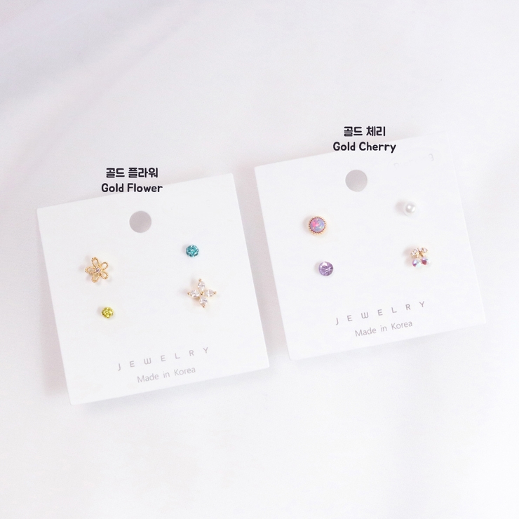 軟骨ピアス4セットコレクション[品番：MILA0000200]｜4MiLi