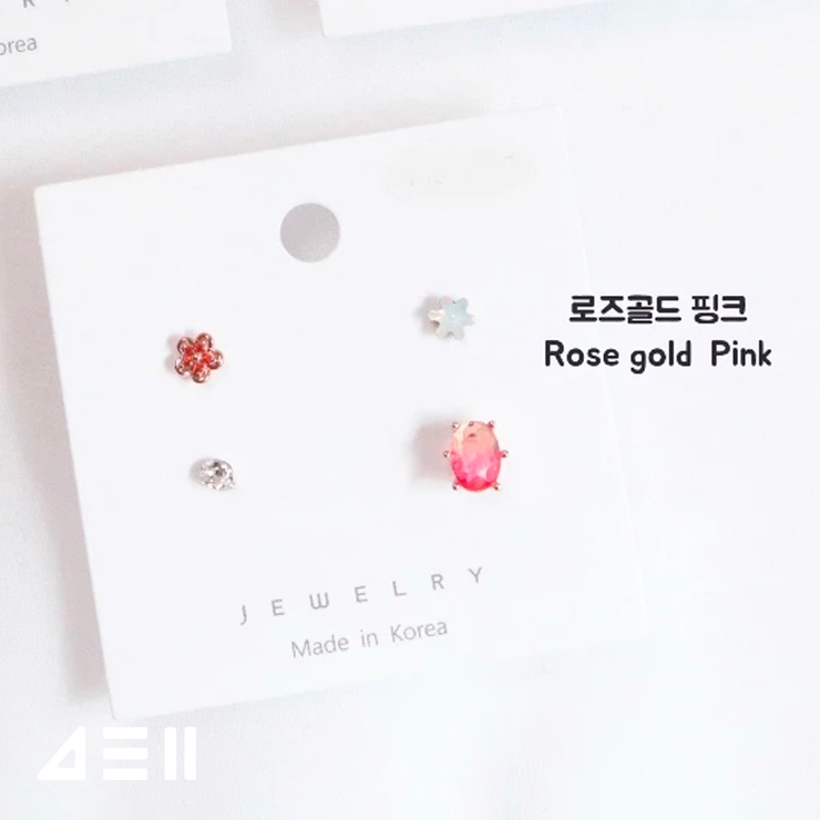 軟骨ピアス4セットコレクション[品番：MILA0000200]｜4MiLi