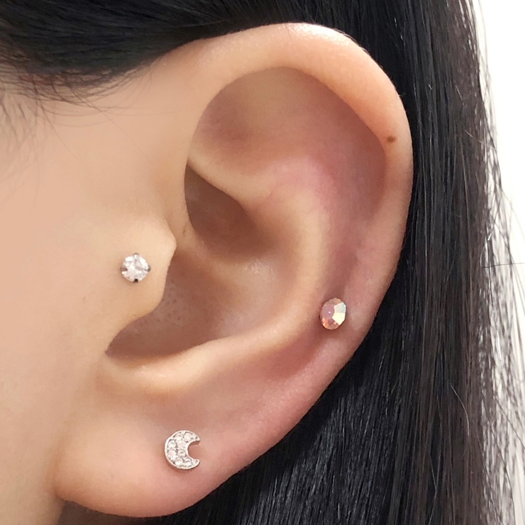 軟骨ピアス4セットコレクション[品番：MILA0000200]｜4MiLi