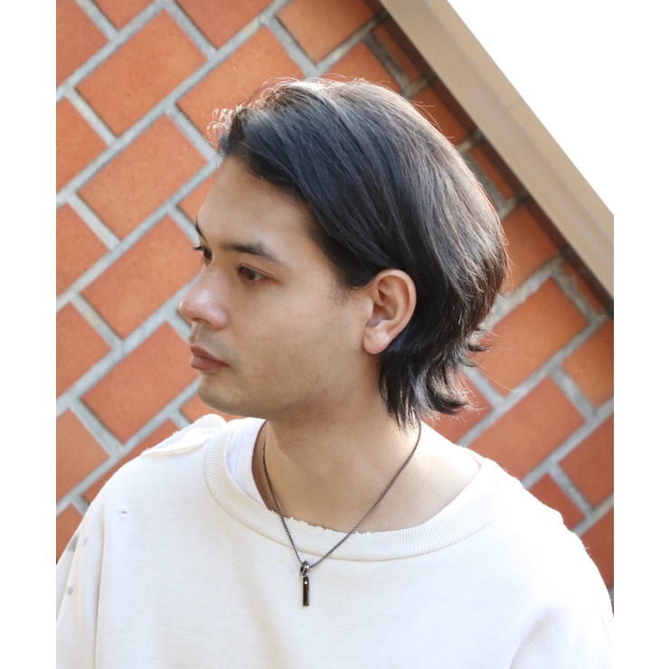 チャーム×リングブラック | ネックレス メンズ ネックレス シルバー ゴールド  | 8（eight） 