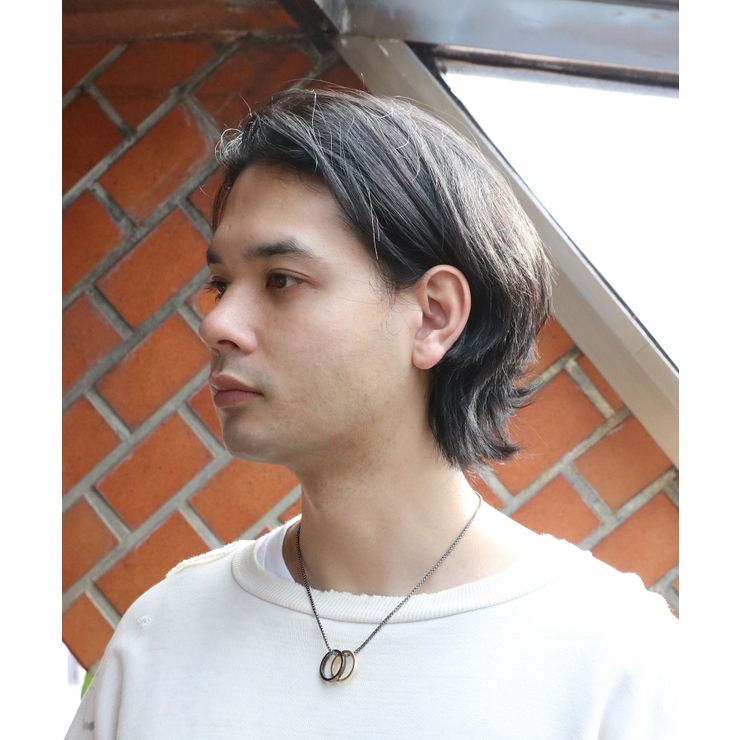 Wリングブラック | ネックレス メンズ ネックレス シルバー ゴールド  | 8（eight） 