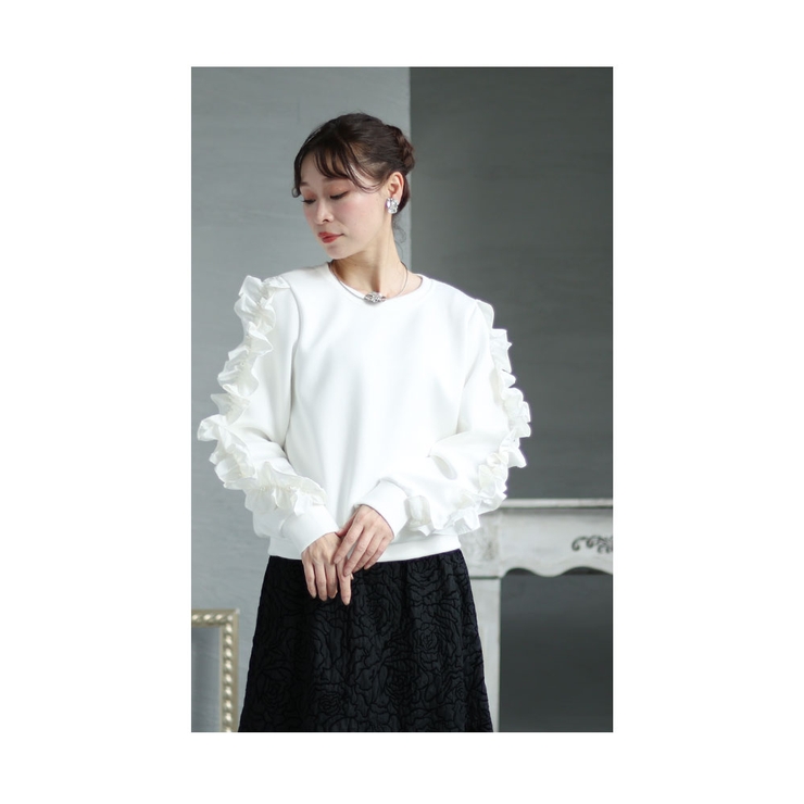 パール艶めくマーブル柄一輪花ネックレス【1月10日20時販売新作】