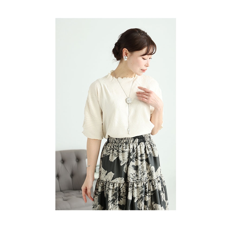 長さ調節可能な揺れる雫と煌くお花ネックレス【2月24日20時販売新作】