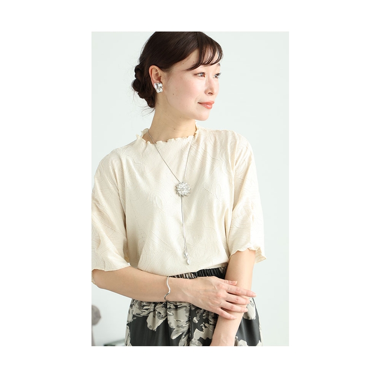 長さ調節可能な揺れる雫と煌くお花ネックレス【2月24日20時販売新作】