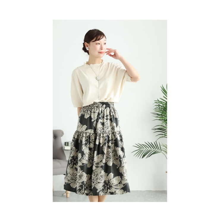 長さ調節可能な揺れる雫と煌くお花ネックレス【2月24日20時販売新作】