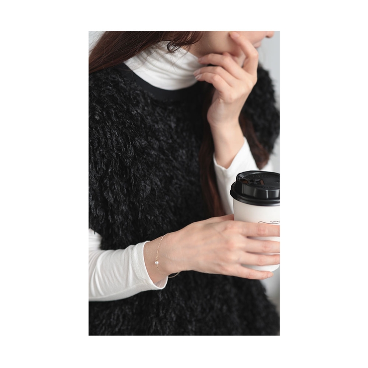 華やぎを与えるステンレス製パールブレスレット【11月30日20時販売新作】
