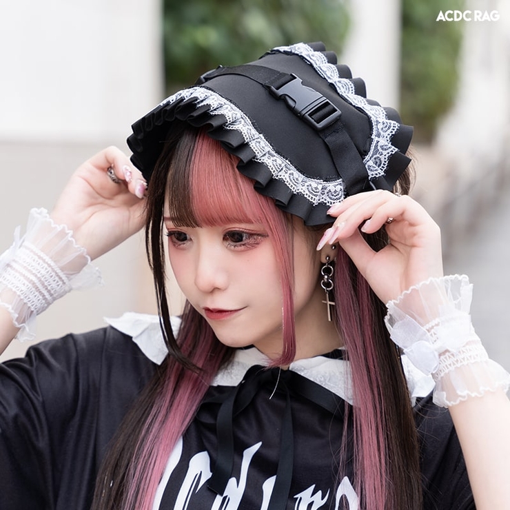 ジャージヘッドドレス BK 原宿[品番：ACDW0002701]｜ACDCRAG （エーシーディーシーラグ）のレディースファッション通販｜SHOPLIST（ショップリスト）