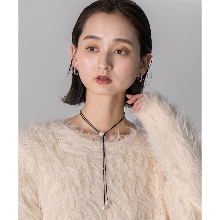 パールモチーフ チョーカーネックレス | ad thie | 詳細画像2 