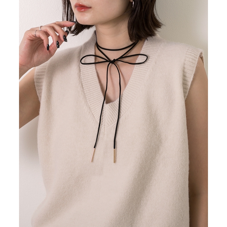 スエードコード チョーカー ネックレス | ad thie | 詳細画像2 