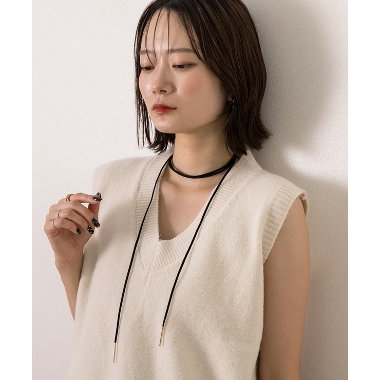 スエードコード チョーカー ネックレス | ad thie | 詳細画像3 