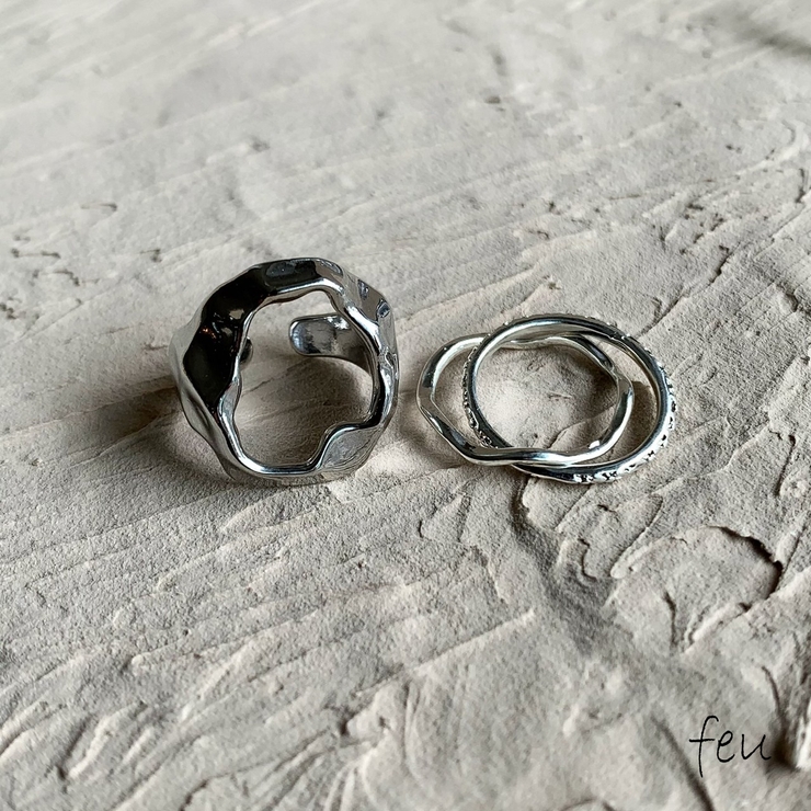 絶妙なデザイン Cross Ring×Nuance 大人女性の Ring リング 指輪