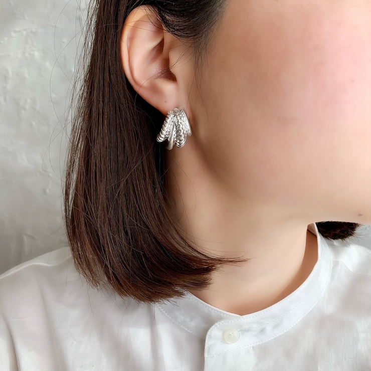 Design Hoop Pierce[品番：FEUW0001380]｜feu（フゥー）のレディース