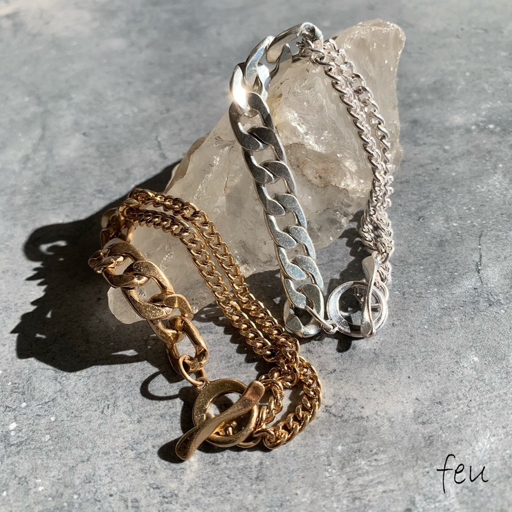 Matte Chain Bracelet | feu | 詳細画像1 