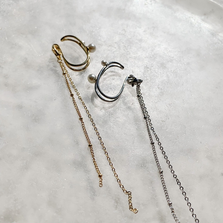 ２WAY PEARL EARCUFF | feu | 詳細画像12 
