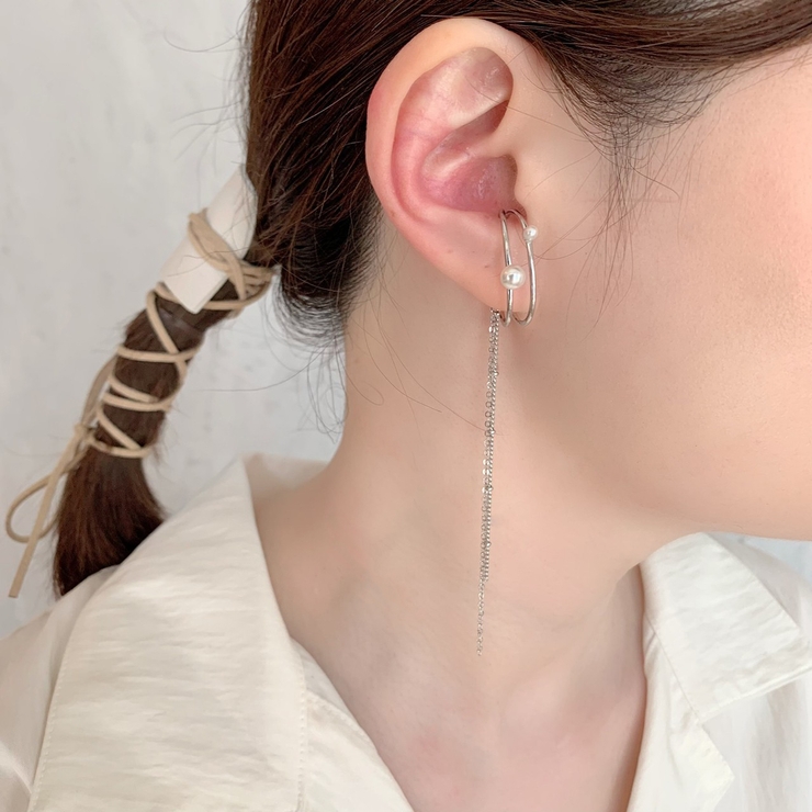 ２WAY PEARL EARCUFF | feu | 詳細画像2 