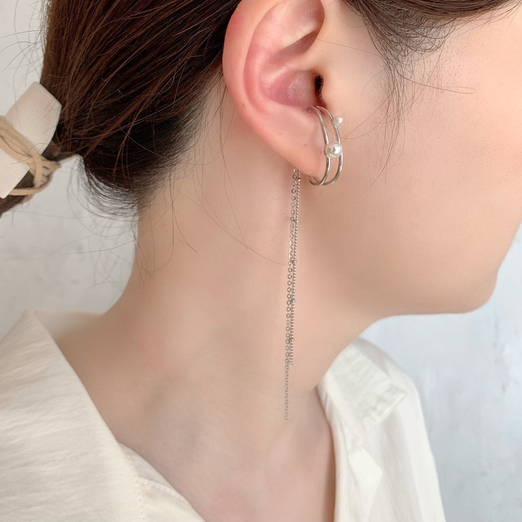 ２WAY PEARL EARCUFF | feu | 詳細画像9 