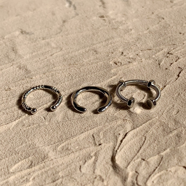 3SET SMLL EARCUFF | feu | 詳細画像3