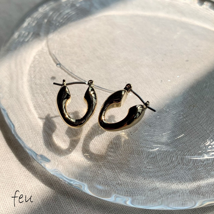 ゴールド | NUANCE HOOP PIERCE | feu